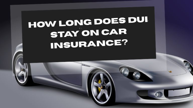 DUI Stay on Car Insurance