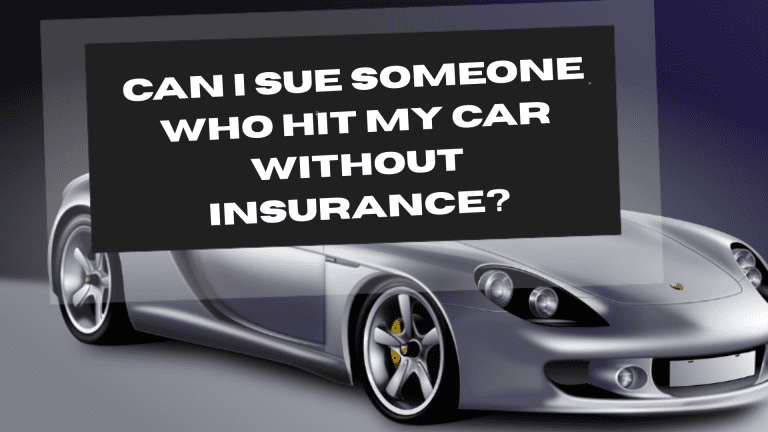 Sue Someone Who Hit My Car Without Insurance