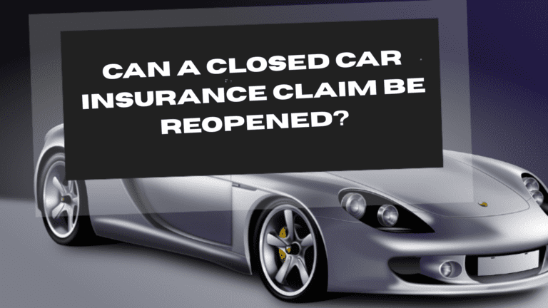 Closed Car Insurance Claim